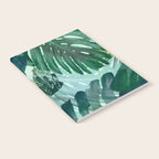 Jungles greens, banana leaf, tropical, Hawaii decor Notebook Gallery Image 2