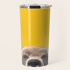 Bear - Yellow Travel Mug Gallery Image 1
