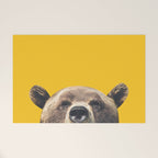 Bear - Yellow Welcome Mat Gallery Image 1