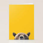 Bear - Yellow Stationery Card Gallery Image 2