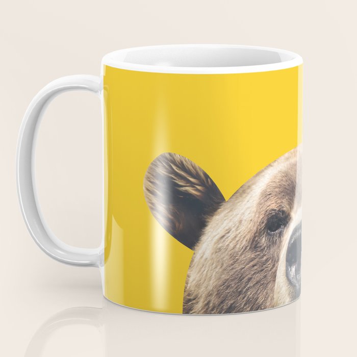 Bear - Yellow Coffee Mug Gallery Image 3