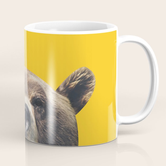 Bear - Yellow Coffee Mug Gallery Image 1