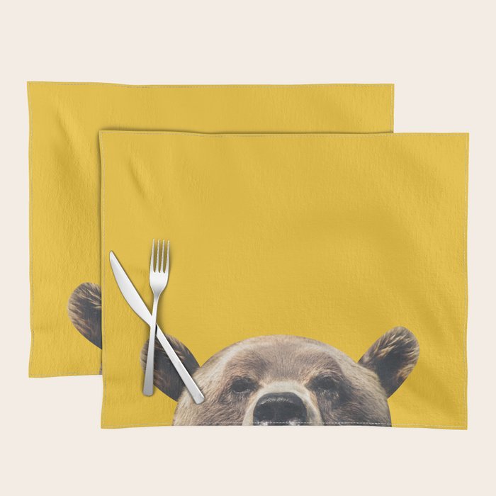 Bear - Yellow Placemat Gallery Image 1