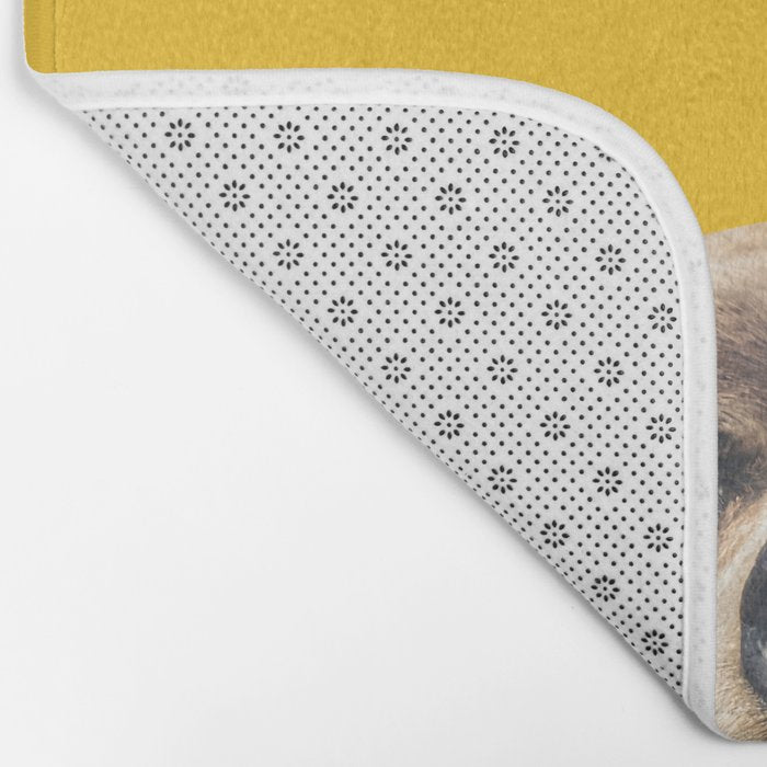 Bear - Yellow Bath Mat Gallery Image 2