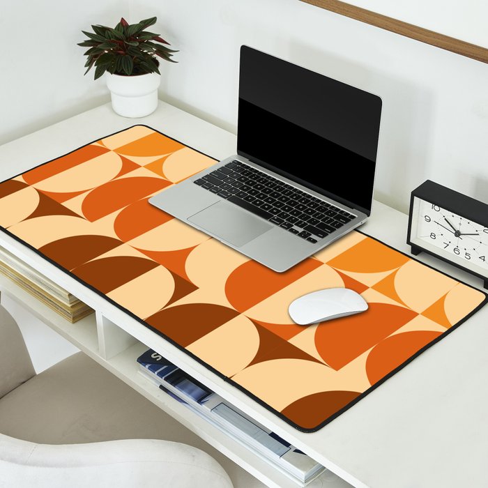 Vintage Geometric 03A Desk Mat Gallery Image 2
