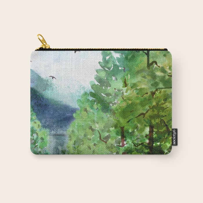 Mountain Forest Carry All Pouch Gallery Image 1