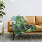 Mountain Forest Throw Blanket Gallery Image 1
