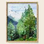 Mountain Forest Serving Tray Gallery Image 1