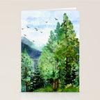 Mountain Forest Stationery Card Gallery Image 2