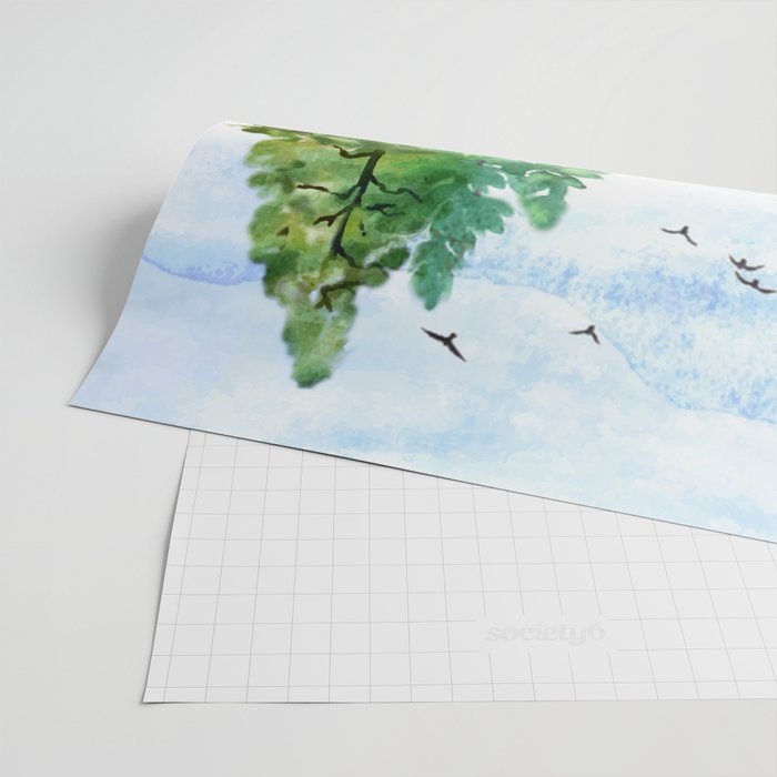 Mountain Forest Wrapping Paper Gallery Image 2