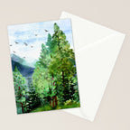Mountain Forest Stationery Card Gallery Image 2