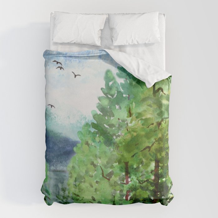 Mountain Forest Duvet Cover Gallery Image 6