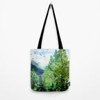 Mountain Forest Tote Bag Gallery Image 2