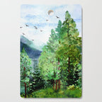 Mountain Forest Cutting Board Gallery Image 1