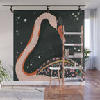 Night Swan Wall Mural Gallery Image 1