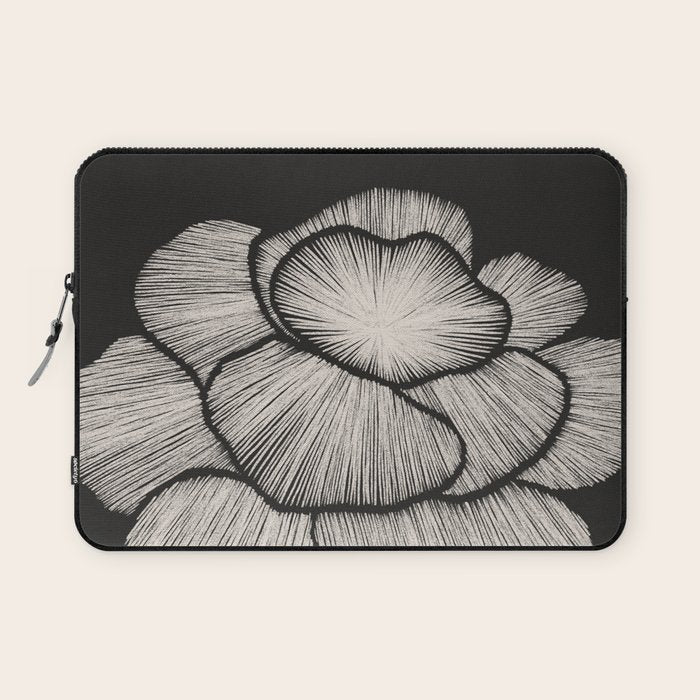 White Peony Laptop Sleeve Gallery Image 1