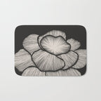 White Peony Bath Mat Gallery Image 1