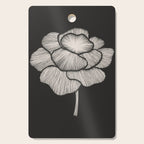 White Peony Cutting Board Gallery Image 1