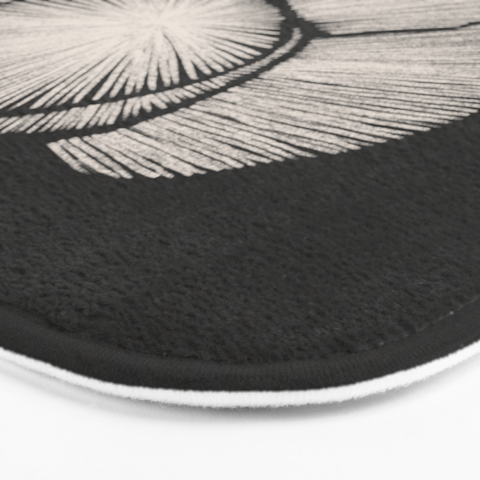 White Peony Bath Mat Gallery Image 3