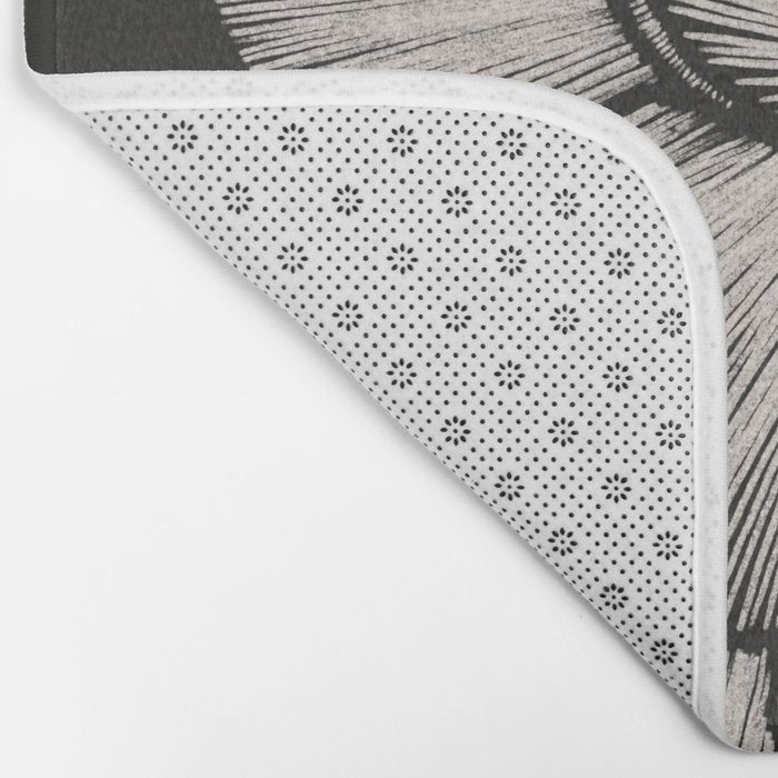 White Peony Bath Mat Gallery Image 2