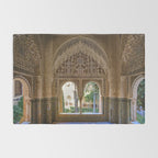 Lindaraja oriel. The Alhambra palace. Granada. Spain. Medium format, Film Rug Gallery Image 2