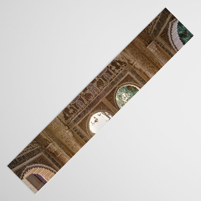 Lindaraja oriel. The Alhambra palace. Granada. Spain. Medium format, Film Table Runner Gallery Image 3
