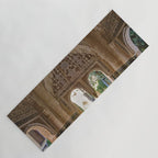Lindaraja oriel. The Alhambra palace. Granada. Spain. Medium format, Film Yoga Mat Gallery Image 1
