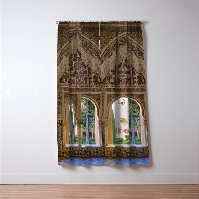 Lindaraja oriel. The Alhambra palace. Granada. Spain. Medium format, Film Window Curtain Gallery Image 3