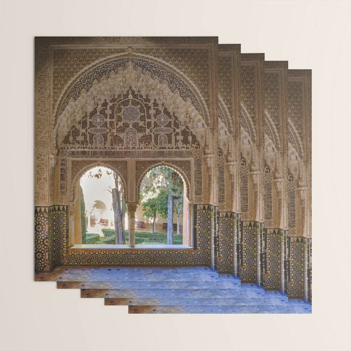 Lindaraja oriel. The Alhambra palace. Granada. Spain. Medium format, Film Wrapping Paper Gallery Image 3