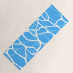 Blue water wave ripple texture pattern Yoga Mat Gallery Image 1
