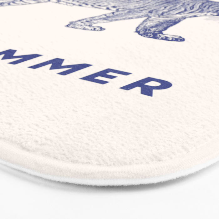 Smile Tiger, it's Summer Bath Mat Gallery Image 3