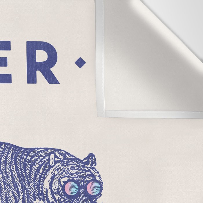 Smile Tiger, it's Summer Wall Tapestry Gallery Image 3