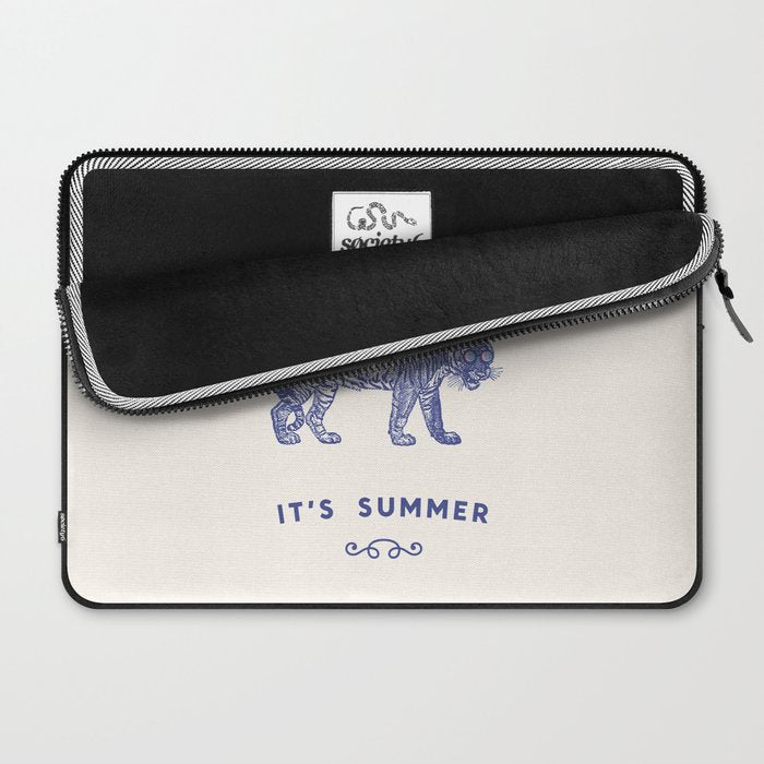 Smile Tiger, it's Summer Laptop Sleeve Gallery Image 2