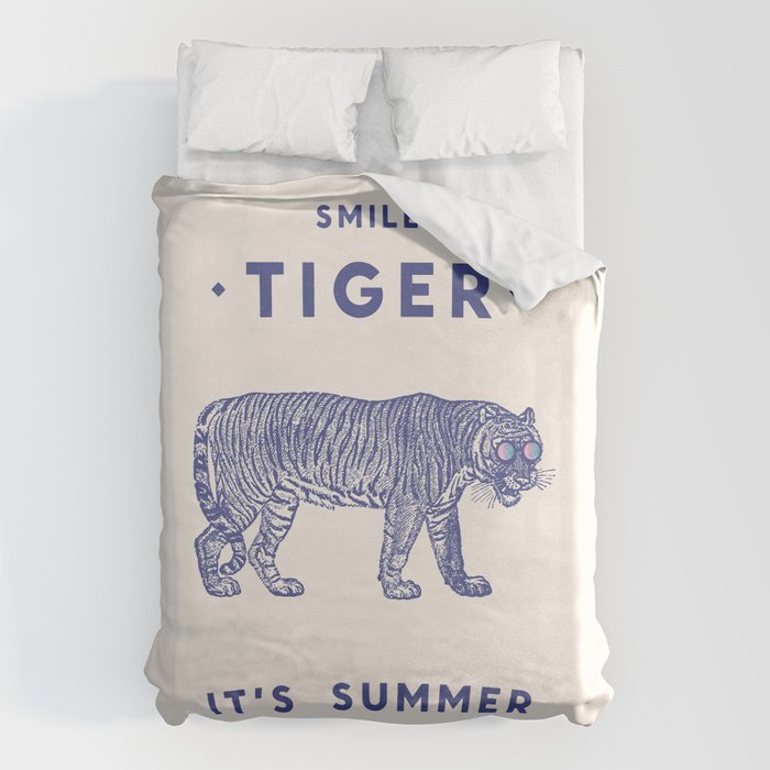 Smile Tiger, it's Summer Duvet Cover Gallery Image 6