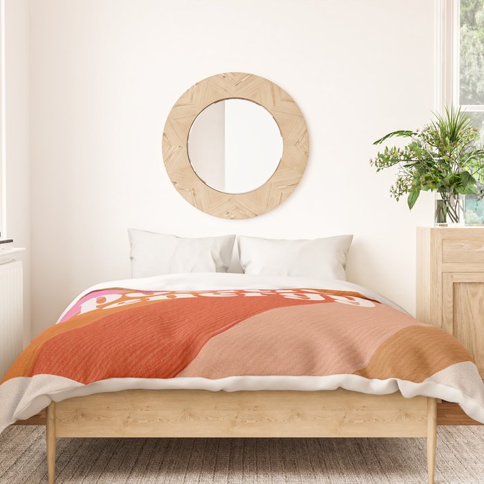 Positive Energy Sphere - Retro Duvet Cover Gallery Image 3