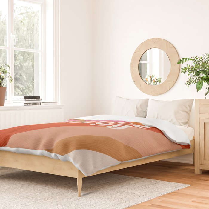 Positive Energy Sphere - Retro Duvet Cover Gallery Image 2