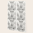 Santa Fe Garden - Black Ink Wallpaper Gallery Image 2