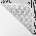 Santa Fe Garden - Black Ink Bath Mat Gallery Image 2