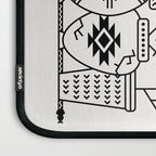 Santa Fe Garden - Black Ink Laptop Sleeve Gallery Image 3