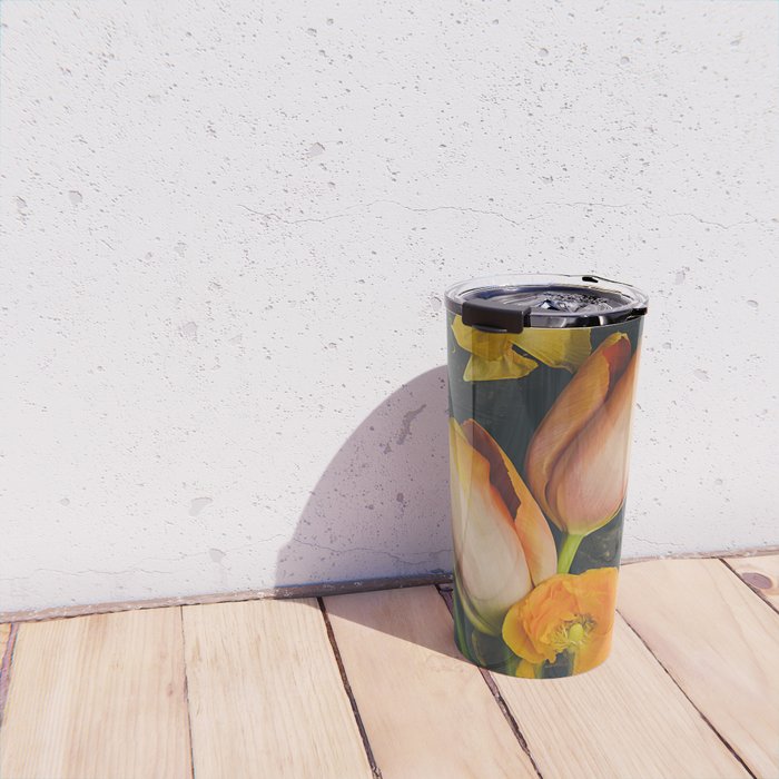 Spring Tulip Flowers Travel Mug Gallery Image 4