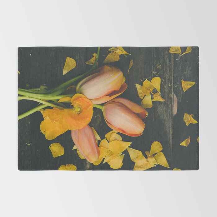 Spring Tulip Flowers Rug Gallery Image 2