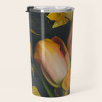 Spring Tulip Flowers Travel Mug Gallery Image 3