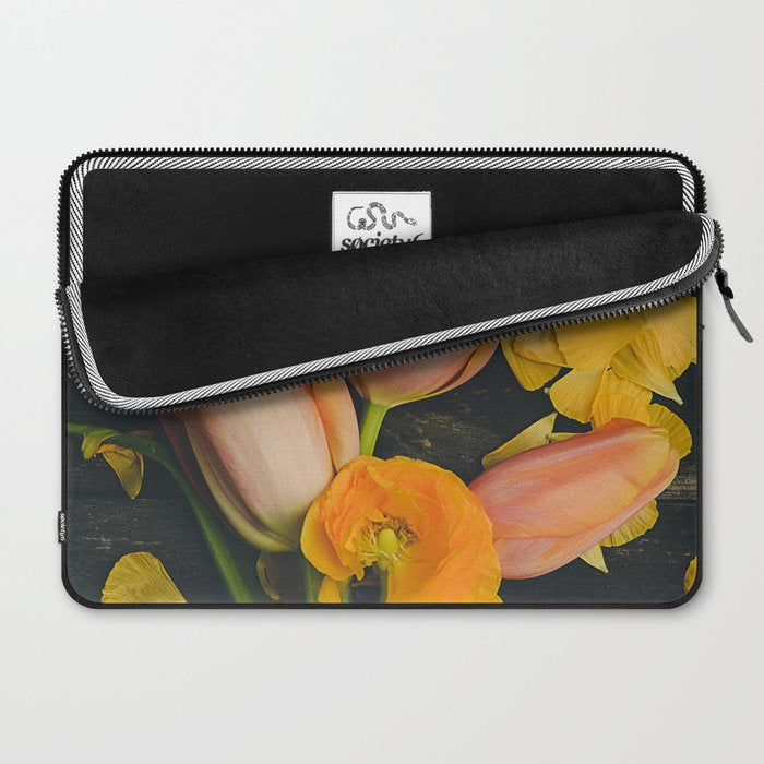 Spring Tulip Flowers Laptop Sleeve Gallery Image 2
