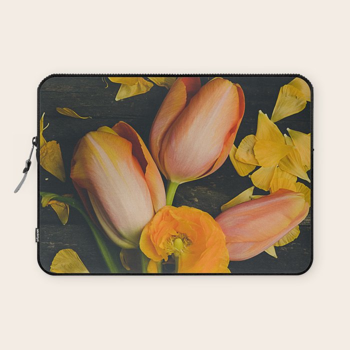 Spring Tulip Flowers Laptop Sleeve Gallery Image 1