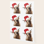 Christmas Highland Cow Wallpaper Gallery Image 2