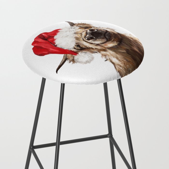 Christmas Highland Cow Stool Gallery Image 2
