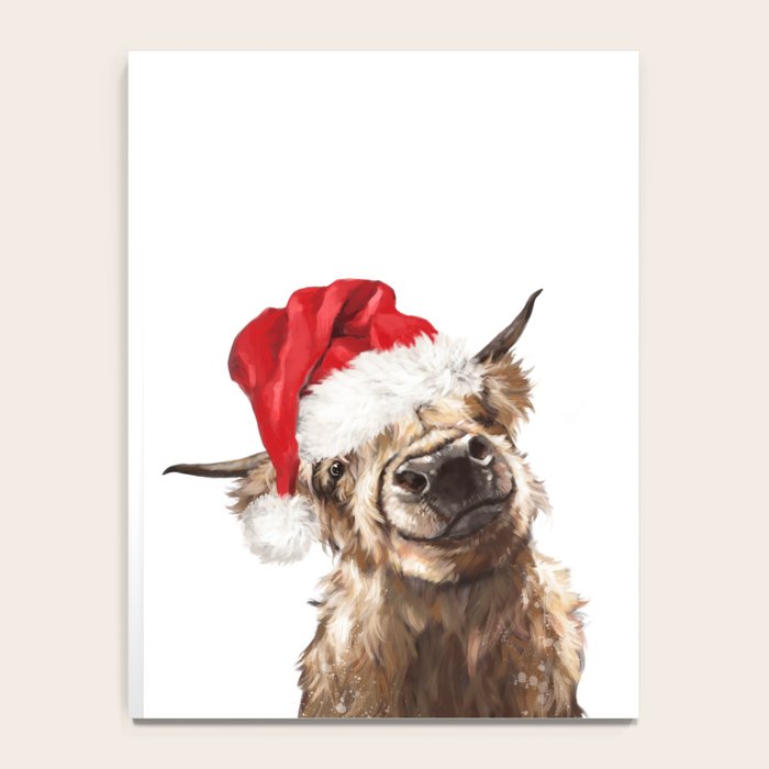 Christmas Highland Cow Notebook Gallery Image 4