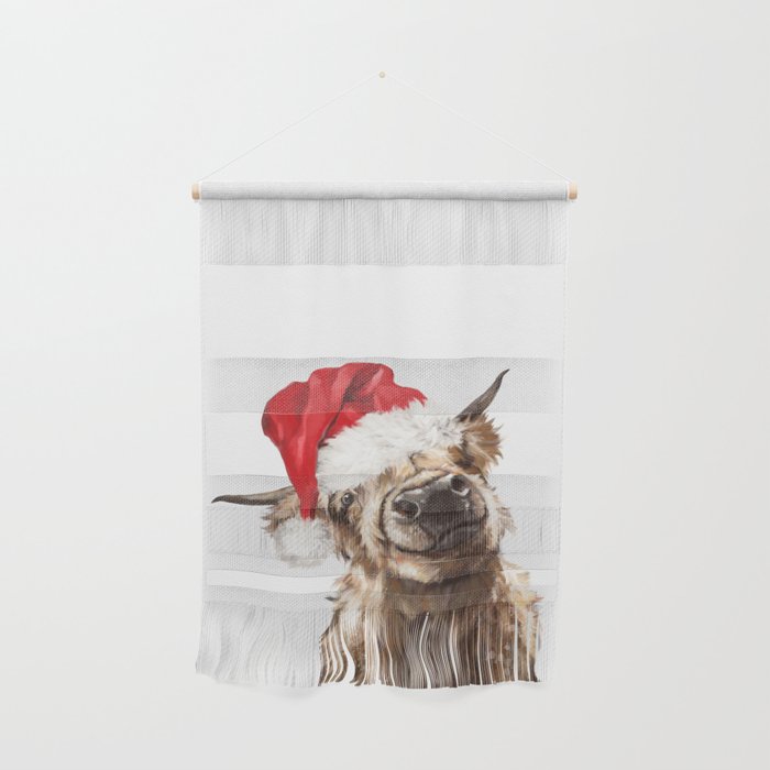 Christmas Highland Cow Wall Hanging Gallery Image 1