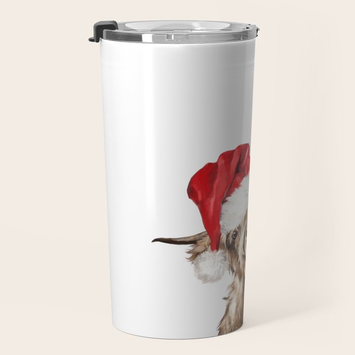 Christmas Highland Cow Travel Mug Gallery Image 3
