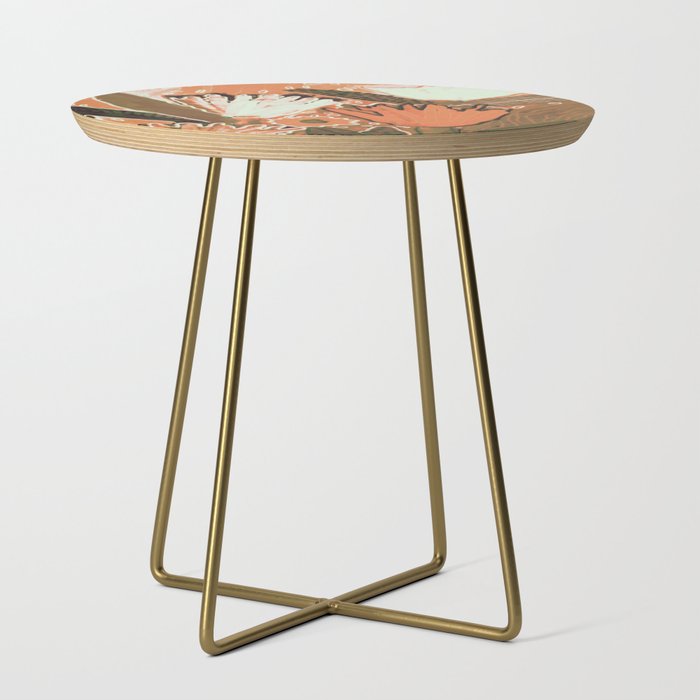 Magic Wildflowers / Orange Side Table Gallery Image 1